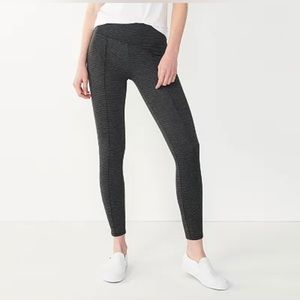 Nine West Seamed Tummy-Control Ponte Leggings